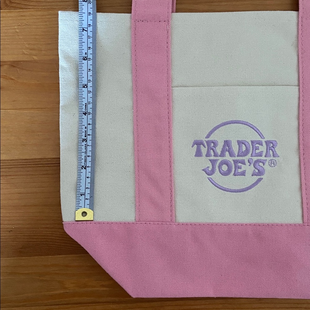 Trader Joe’s Mini Pastel Canvas Tote Bag - Picture 7 of 7